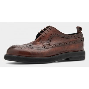 Men's shoes retro business formal leather shoes men's trend work shoes