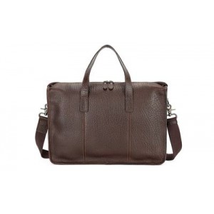 Men's computer business briefcase One shoulder cross-body men's bag genuine leather