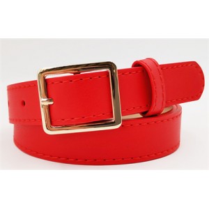 All-match jeans PU belt