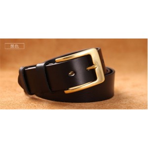 Men's casual cowhide belt