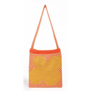 Braided bag diagonal span shopping bag